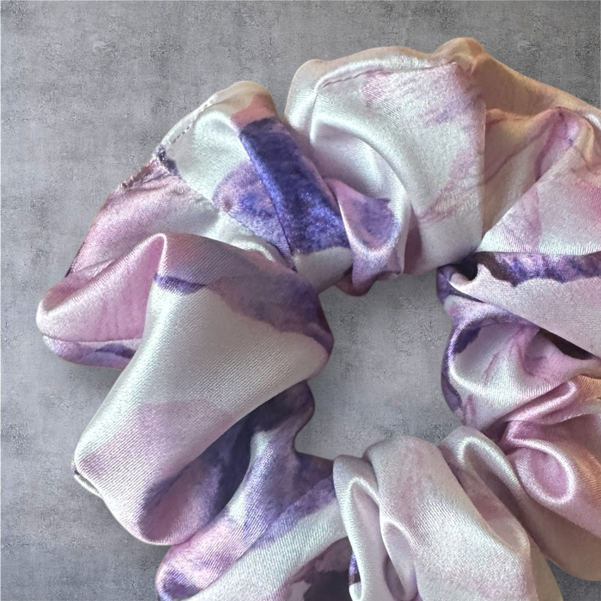 SKRÜNCHIES - Chouchou Petit Fleuri Rose/Mauve